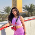 Soundariya Nanjundan Instagram - Finding the perfect angle in the Dubai Frame 🖼️ 💜 The ultimate backdrop for a picture-perfect moment @dubaiframe 📸- @bhoopalm_official Outfit- @hm 💼- @guess #styledbyme 💜 💜 💜 💜 💜 💜 #soundariyananjundan #dubaiframe #dubai #uae #dubailife #love #fashion #instagram #instagood #india #travel #photography #dubaifashion #dubailifestyle #uae🇦🇪 #kannadiga #chennai #outfit #followforfollowback #likesforlike #instalike #travelphotography #destination #purple #ootd #photography #fashionblogger #blogger #influencer #model Dubai Frame برواز دبي