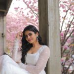 Soundariya Nanjundan Instagram - Lost in a sea of pink 🌸🕊️ #cherryblossom 🌸 🌸 📸 - @bhoopalm_official 🫰🏻 Outfit- @mayon_by_subhathracouture Hairdo - @meghna_makeoverartistry 🪷 #stylebyme ✨ 🌸 🌸 🌸 #soundariyananjundan #bangalore #cherryblossom #streetstyle #fashion #style #streetwear #ootd #streetphotography #fashionblogger #photography #streetfashion #street #instagood #fashionstyle #fashionista #instafashion #outfitoftheday #outfit #love #photooftheday #model #lifestyle #like #art #instagram #styleblogger #picoftheday #follow Bangalore, India
