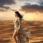 Soundariya Nanjundan Instagram - Follow me to the desert🏜️ 🐫 she dares the stars to fade and the jealous sun will rise again to cool the heat she's made 🌞 🏜️ "The best of me is yet to come." 🏜️ 📸 - @bhoopalm_official Outfit- @sankalptheboutique #styledbyme ✨ 🏜️ 🏜️ 🏜️ 🏜️ 🏜️ #soundariyananjundan #desert #travel #nature #photography #desertlife #travelphotography #adventure #love #landscape #sunset #dubai #photooftheday #instagood #sahara #instagram #art #travelgram #sand #explore #uae #naturephotography #uae #instagood #mountains #dubaidesert #instalike #desertvibes #fashion #fashionblogger #photooftheday #photography #instagood #instalike #likesforlike Dubai Desert