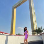 Soundariya Nanjundan Instagram - Finding the perfect angle in the Dubai Frame 🖼️ 💜 The ultimate backdrop for a picture-perfect moment @dubaiframe 📸- @bhoopalm_official Outfit- @hm 💼- @guess #styledbyme 💜 💜 💜 💜 💜 💜 #soundariyananjundan #dubaiframe #dubai #uae #dubailife #love #fashion #instagram #instagood #india #travel #photography #dubaifashion #dubailifestyle #uae🇦🇪 #kannadiga #chennai #outfit #followforfollowback #likesforlike #instalike #travelphotography #destination #purple #ootd #photography #fashionblogger #blogger #influencer #model Dubai Frame برواز دبي
