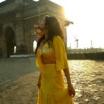 Soundariya Nanjundan Instagram - Wishing for a place where magic is real💛🪄 👑 📸- @bhoopalm_official Outfit- @kanthadesignstdo styledbyme ✨ 👑 👑 👑 👑 #soundariyananjundan #mumbai #gatewayofindia #travel #nature #travelphotography #photography #love #photooftheday #instagood #picoftheday #instagram #photo #wanderlust #naturephotography #adventure #art #travelblogger #instatravel #landscape #like #summer #explore #trip #vacation #follow #traveling #ig #happy #fashion Gateway of India