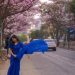 Soundariya Nanjundan Instagram - She was a wild, beautiful dream that had come to life💙 🦋 📸- @reflectionofmymemories 🫰🏻 Hairdo - @meghna_makeoverartistry 🪷 #stylebyme ✨ 🦋 🦋 🦋 #soundariyananjundan #bangalore #cherryblossom #streetstyle #fashion #style #streetwear #ootd #streetphotography #fashionblogger #photography #streetfashion #street #instagood #fashionstyle #fashionista #instafashion #outfitoftheday #outfit #love #photooftheday #model #lifestyle #like #art #instagram #styleblogger #picoftheday #follow Bangalore, India