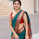 Soundariya Nanjundan Instagram - Draped in elegance ❤️ 🪷 📸- @bhoopalm_official Saree- @thenmozhidesigns Styledbyme✨ 🪷 🪷 🪷 🪷 🪷 #soundariyananjundan #lotus #sarees #saree #sareelove #fashion #flowers #followforfollowback #like #instadaily #sareelovers #sareesofinstagram #ethnicwear #sareeblouse #silksarees #sareefashion #silksaree #indianwear #sareeindia #instagram #silk #indianfashion #sareedraping #traditional #designersarees #sareecollection #india #sareelover #sareestyle #sareeblousedesigns