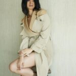Soundarya Sharma Instagram – Happiness is your best look ⏳
.
.
.
📷: @trishasarang 
Styled by: @khyatibusa 
Trench coat: @fuss_pot @abercrombie 
Boots: @zara 
HMU: @simua_996 
📍: @whiteboxstudiomumbai
