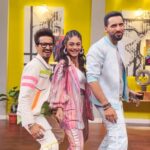 Sreejita De Instagram - Bringing the entertainment ✨ the moves 💃 and the laughter 😜 all in one dance reel, with my amazing co-actors @haarshlimbachiyaa30 🤍and @punitjpathakofficial 🤍 #EntertainmentKiRaatHousefull @colorstv . 🎬Shot & Edited by @ashmaneditors . #sreejitade #bts #dance #dhoom #dilbara #yrf #behindthescenes #TVShow #ActressLife #socialmedia #viral #explorepage #trending #explore #instagram #instadaily #style #pink #instagood #instamood #goodvibes #happy #happymood #best #beautiful #dress #love #instadaily #instagram #instamood #instalike