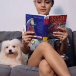 Sreejita De Instagram - That’s what happens to me whenever I start reading a book! 😁 Who else can relate?? Wearing @majesticbyjapnah Shot by @lsd.photography.official #trending #trendingreels #fashion #fashionreels #instagood #instagram #transitionreels #sreejitade