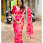 Srinisha Jayaseelan Instagram – Be it summer or winter, a saree is for all seasons.💜❤️😍
Saree from the brand new @house_of_haadiya 😍💜❤️ 
So happy to have launch our new brand for all the saree lovers!
Go grab your soon!!
Can’t wait to show you all more😍💜❤️

📸: @snaps_by_madhu ❤️💜