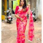 Srinisha Jayaseelan Instagram – Be it summer or winter, a saree is for all seasons.💜❤️😍
Saree from the brand new @house_of_haadiya 😍💜❤️ 
So happy to have launch our new brand for all the saree lovers!
Go grab your soon!!
Can’t wait to show you all more😍💜❤️

📸: @snaps_by_madhu ❤️💜