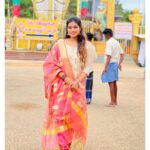 Srinisha Jayaseelan Instagram - All prayers and blessings 💜❤️✨ Muthumalai Murugan Temple