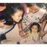 Srinisha Jayaseelan Instagram - Happy birthday my Blessing 💜❤️🧿 God bles you thangam ❤️ Loveeee you so much 😘💜❤️ @madhujoshika_jayaseelan 🧿💜❤️