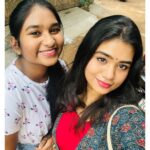 Srinisha Jayaseelan Instagram - Happy birthday my Blessing 💜❤️🧿 God bles you thangam ❤️ Loveeee you so much 😘💜❤️ @madhujoshika_jayaseelan 🧿💜❤️