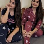 Tara Alisha Berry Instagram - Nothing beats lounging around in comfy sleepwear when it's raining outside !! Check out the softest comfiest loungewear and sleepwear sets at @zeyo_fashion !! #zeyofashion #sleepwear #loungewear @iyer.aarti *Reading The Blunder Years written by the brilliant @praxnam !