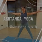 Tejashree Pradhan Instagram – “Unleashing the power of Trikonasana A & B! 🌟🧘‍♀️ Embrace the strength and flexibility within, finding balance and grounding through these beautiful yoga poses. #YogaJourney #TrikonasanaA #TrikonasanaB #BalanceAndFlexibility #YogaFlow 🌿🌞”