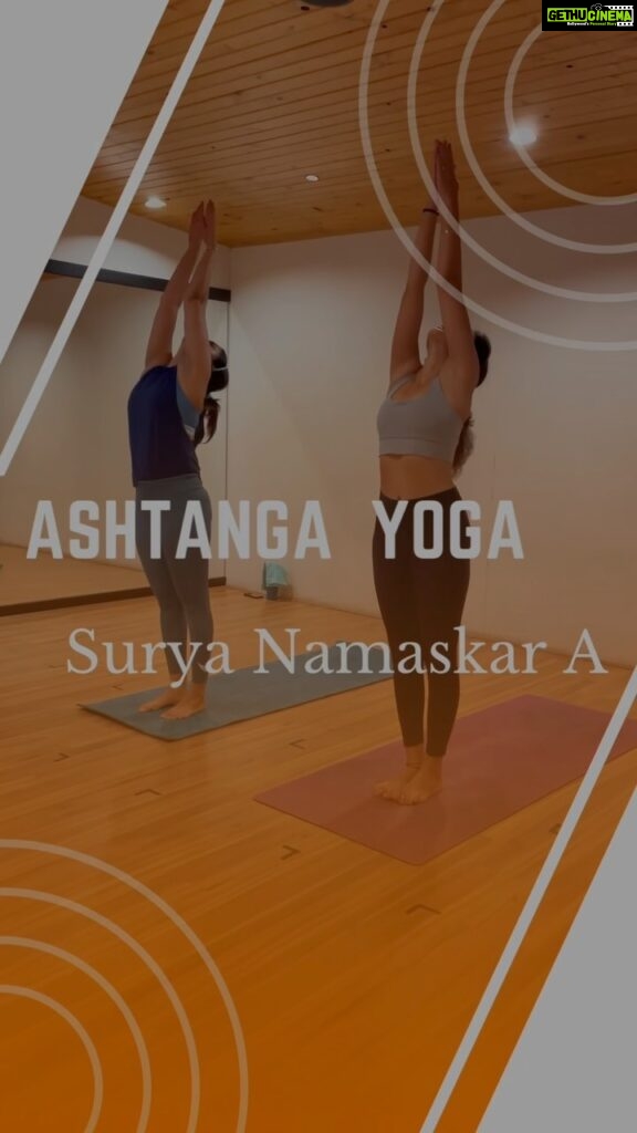 Tejashree Pradhan Instagram - 🧘‍♀️ Awaken Your Inner Sun with Surya Namaskar A! 🌞 Immersing in the meditative rhythm of Surya Namaskar A as we harmonize breath and movement #AshtangaYoga #SuryaNamaskarA #SaluteTheSun #YogaFlow #MindfulMovement #InnerPeace #YogaJourney #YogaCommunity #Namaste #FitnessInspiration