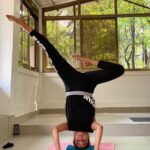 Tina Datta Instagram - From only liking to now totally loving it, my dearest @aashkagoradia and @ibrentgoble Jiju made me adore the art of yoga. Inspiring me daily and making me challenge myself to understand my true strength; Aashu and Brentaa jiju have been the best yoga mentors that anyone could ever ask for… Happy Yoga Day @ibrentgoble Jiju, could never find a better teacher than you. Also, wishing each one of you a very Happy Yoga Day!! Let your inner yogi/yogini bring the best out of you… #PhotoDump . . . #EklaChaloRe #WarriorPrincess #yogaday #happyyogaday #happyinternationalyogaday #yoga #yogini #instagood #instadaily #tinadatta Peace of Blue Yoga