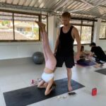 Tina Datta Instagram - From only liking to now totally loving it, my dearest @aashkagoradia and @ibrentgoble Jiju made me adore the art of yoga. Inspiring me daily and making me challenge myself to understand my true strength; Aashu and Brentaa jiju have been the best yoga mentors that anyone could ever ask for… Happy Yoga Day @ibrentgoble Jiju, could never find a better teacher than you. Also, wishing each one of you a very Happy Yoga Day!! Let your inner yogi/yogini bring the best out of you… #PhotoDump . . . #EklaChaloRe #WarriorPrincess #yogaday #happyyogaday #happyinternationalyogaday #yoga #yogini #instagood #instadaily #tinadatta Peace of Blue Yoga