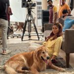 Tina Datta Instagram - “Most of us have been told angels have wings, some of us have learned they have paws!” . . . #FamilyDatta #FamilySunday #EklaChaloRe #WarriorPrincess #HumRaheNaRaheHum #dogsofinstagram #petlovers #doglover #tinadatta