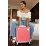 Tripti Dimri Instagram – Your stuff deserves a comfy ride too..✌️
#collab 

#samsoniteliveundefined 
@samsoniteindia