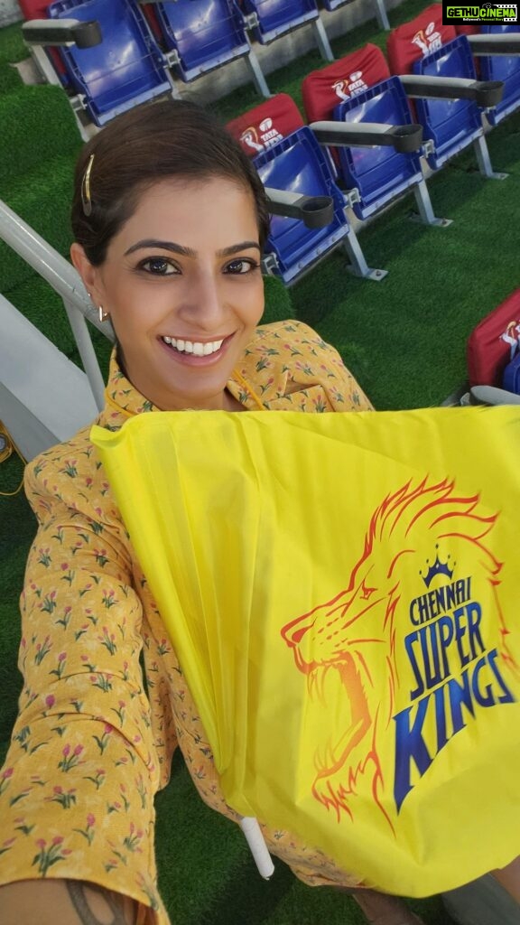 Varalaxmi Sarathkumar Instagram - One game.. One Team.. One Man..!! 💛💛 #iplfinal #csk #msdhoni I’m still reeling from all the madness and craziness for the last 3 days..words aren’t enough to describe the emotions that we went through being at the stadium.. It was just sthin else.. unforgettable.. The amount of love that this one man @mahi7781 has is mind blowing.. hats off to the fans that got wet.. had no where to stay but yet managed to show up again for the match just to see him and support our team #csk @chennaiipl that’s what you call true love..!! 💛💛💛 Thank you #csk for living up to our expectations and winning the cup.. agreed there was so much tension I wanted to vomit.. hahahah but it’s all totally worth it .. like I said come rain or sun we will be there to support our team..!! Never a dull moment with our team playing.. congratulations to every single player that made this win possible… @ravindra.jadeja you are a rock star.. last 2 balls.. mannn I died.. @mahi7781 we love you.. all you have to do is just breath and we will go crazzyyyy..just seeing you enter the ground gives us goosebumps..god bless you.. we are blessed to have you as our captain.. We love you #thaladhoni 💛💛 We love you #chennaisuperkings #csk Congratulations 🎉🎉🎉🎉 Whether you win or lose #cskforever 💛 Thank you @kirubakara_raja for making this happen to witness the most amazing finals everrrr… Bonus..Got to see all my darling friends and hang with them..😘😘 @aishwaryarajini @actorsathish @alagiridhaya @santo23231 #winner #csk #ipl2023 #finals #love #fans #yellow #whistlepodu #yellowarmy #yellove #trending #dhonism #fangirl #forever #trending #trendingreels #instagram ##instagood #instareels #team Narendra Modi Stadium - Ahmedabad