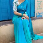 Varalaxmi Sarathkumar Instagram – 🧿 Feeling Blue Never Felt So Good 🧿
#weekend 💙

Have a great weekend 💙

#blue #saree #desi 
#love #laughter #lovemyjob 
#loveyourself #friday #fridayvibes 
#weekendvibes #trending #lovethissong 
#instagram #instareels #reels Hyderabad