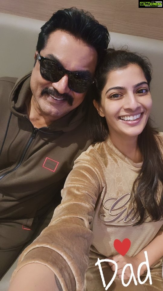Varalaxmi Sarathkumar Instagram - Happpyyyyyy birthdaayyyyyy Daddyyyy.... @r_sarath_kumar There's a saying.. "Not everything revolves around you" But in his case it does.. hahah..everything in all of our lives revolves around you daddyy..we love you..thank for being the "Center of our Universe " Have a wonderful day..miss being there..have an extra piece for cake for me.. Love you to infinity and back..❤️❤️❤️❤️ 🧿🧿🧿🧿🧿🧿🧿 #daddysgirl #happybirthday #dadlove #daddy #dad #happybirthday #fatherdaughter #forever #instagram #instagood #Friday #Friday vibes Hyderabad