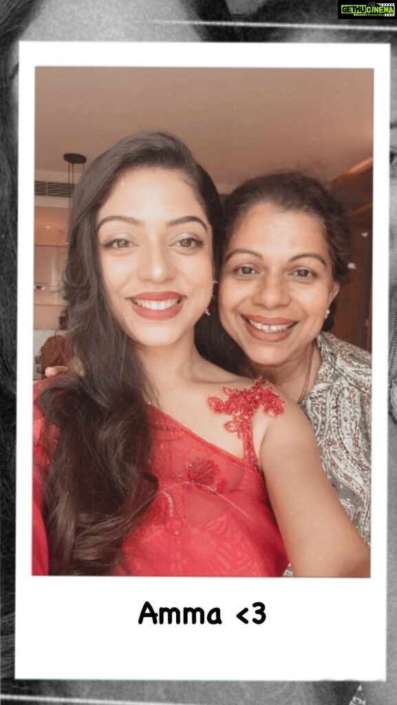 Varsha Bollamma Instagram - People think mom accompanies me to shoot cuz it’s safer and better. But the actual reason why mom accompanies me is because we LOVE each other’s company! We love pulling each other’s legs, we love watching movies together, love lying down and doing nothing :) She is my biggest entertainer and I’m hers ♥️ I’m writing this because she’ll cutely sit next to me and read this caption, smile and reply to it with fullllll heart emojis 🥹♥️ I love you maa 🥹♥️ Happy happy birthday 🤗🤗♥️♥️♥️