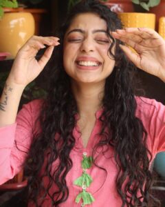 Varsha Bollamma Instagram - When your crush tells you a bad joke but you still gotta impress him 🥲🫠🤣😭😭