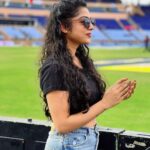 Varsha Bollamma Instagram - Had a great time supporting my favourite team! CCL2023 is an experience of entertainment and sportsmanship. It depicts unity in diversity of our country. And #id247 to make our day memorable.