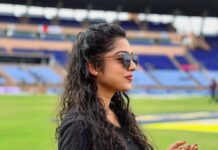 Varsha Bollamma Instagram - Had a great time supporting my favourite team! CCL2023 is an experience of entertainment and sportsmanship. It depicts unity in diversity of our country. And #id247 to make our day memorable.