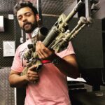 Varun Tej Instagram – Lock and load!!!💯

#action 
#guns 
#love Budapest, Hungary