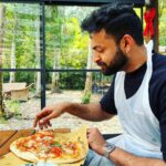 Varun Tej Instagram - Made pizza & pasta from scratch! Best that I’ve ever had 😉 Officially a pizzaiolo 🤌🏽 🇮🇹 👨🏽‍🍳 #cookingclass #italy Rome, Italy