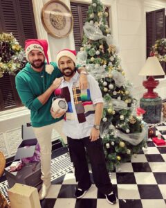 Varun Tej Instagram - MR. Claus with MR. C 

@alwaysramcharan 🎅🏽