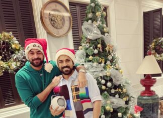 Varun Tej Instagram - MR. Claus with MR. C @alwaysramcharan 🎅🏽