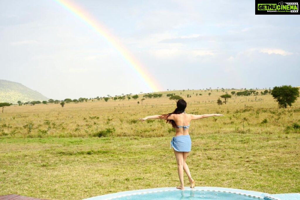 Vedhika Instagram - Treasure at the end of the rainbow 🌈 @onenaturehotels #Serengeti #Africa #SerengetiNationalPark One Nature Hotels and Resorts
