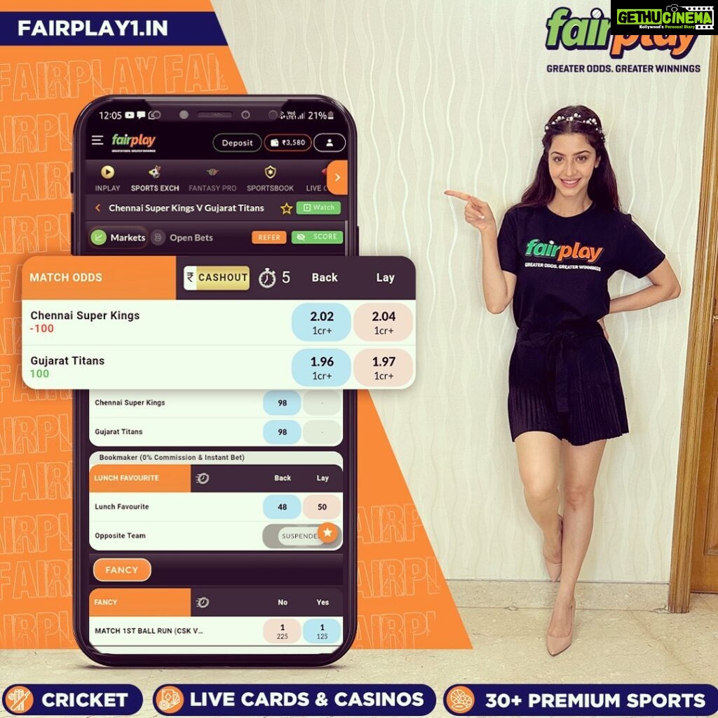 Vedhika Instagram - #Ad Use Affiliate Code VEDHI300 to get a 300% first and 50% second deposit bonus. It's the Finalllll, and Mahi's men are up against Hardik's heroes, eyeing that coveted trophy 😍. Start with as low as 100 rupees on Fantasy Pro and get the chance to win 100x profit 💵 💵 . Also, withdraw your earnings 24x7 🤑🤑. Visit the link to place your bets now! Register today, win everyday 🏆 #IPL2023withFairPlay #IPL2023 #IPL #IPLfinal #CSKvsGT #Cricket #T20 #T20cricket #FairPlay #Cricketlovers #playandwin #IPL2023Live #IPL2023Season #IPL2023Matches