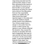 Vedhika Instagram - Swipe to read 👉One month back on the 7th of May two Innocent dogs were brutally executed by 9 merciless officers of @metpolice_uk for no reason. This letter from Ms Vikki Marland to Mr Mark Rowley Commissioner of Police of the Metropolis speaks for all the people worldwide who are left traumatised questioning the horrific events of the day with regards to Louie Turnbull and his two harmless and well behaved dogs. Kindly read and share. 🙏#JusticeforMarshallandMillions @policeconduct @AnimalRising @MercyForAnimals @rspca_official