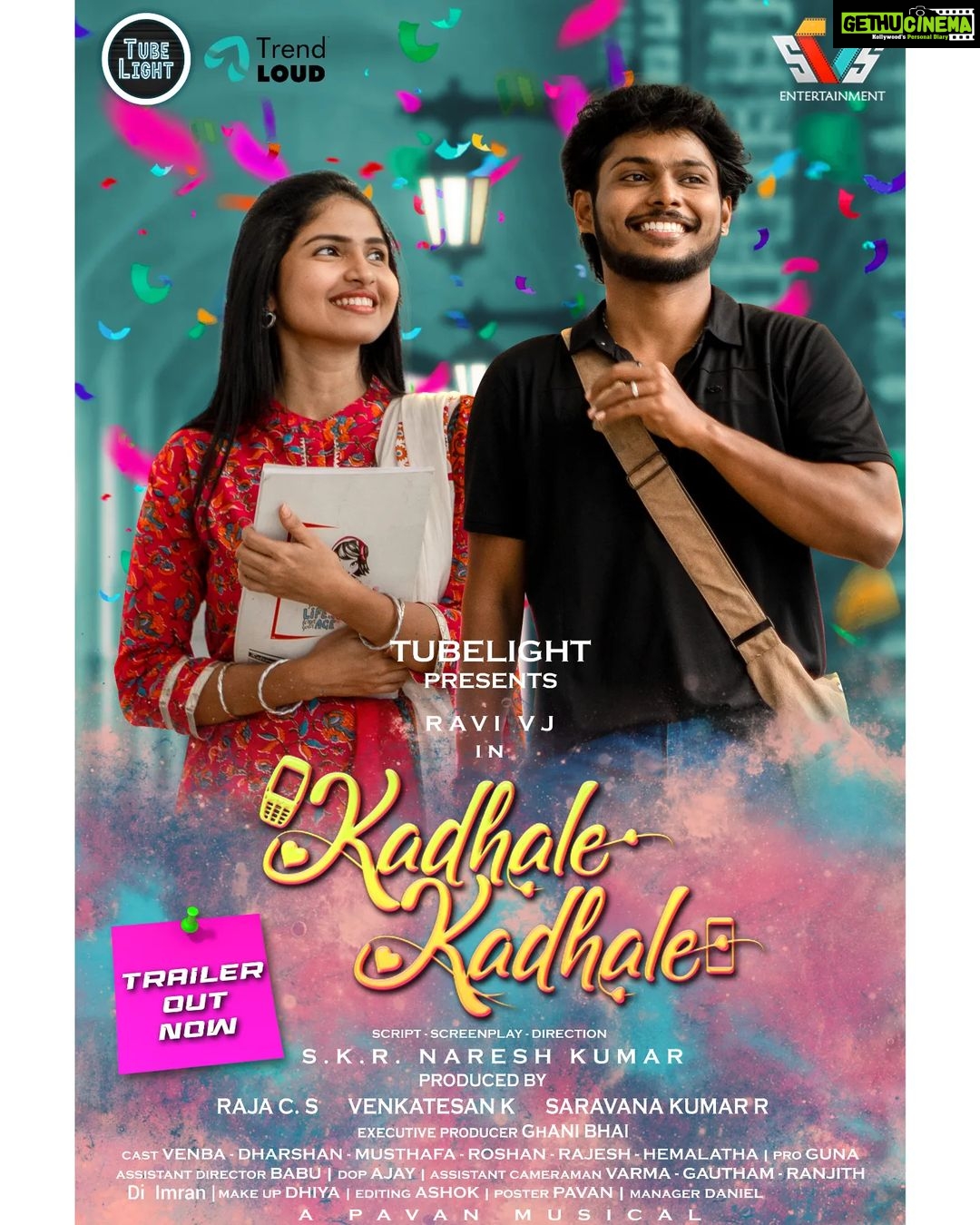 Venba Instagram - KADHALAE KADHALAE β€π Trailer out nowβ€π link in story and highlights β€π And wishing you all a Happy pongal β¨π₯° @tubelight_channel @venkatesan_tubelight_founder @tubelightsaravanan @actor_raja_original @naresh_lifestyle_coach @ravi_vj_actor @ajay_dop_ @iam_musthafa_official @dharshanoffcl @_pavan_._._ @dir.babusurya653_tn_63_ @dj_daniboiiii