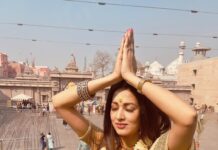 Vidisha Instagram - Maha Shivratri k pavitra avsar pe Kashi Vishwanath ka darshan 🙏 #harharmahadev #mahashivratri #bumbumbhole #jaibholenath श्री काशीविश्वनाथ ज्योर्तिलिंग मंदिर - Shri Kashi Vishwanath Jyotirlinga