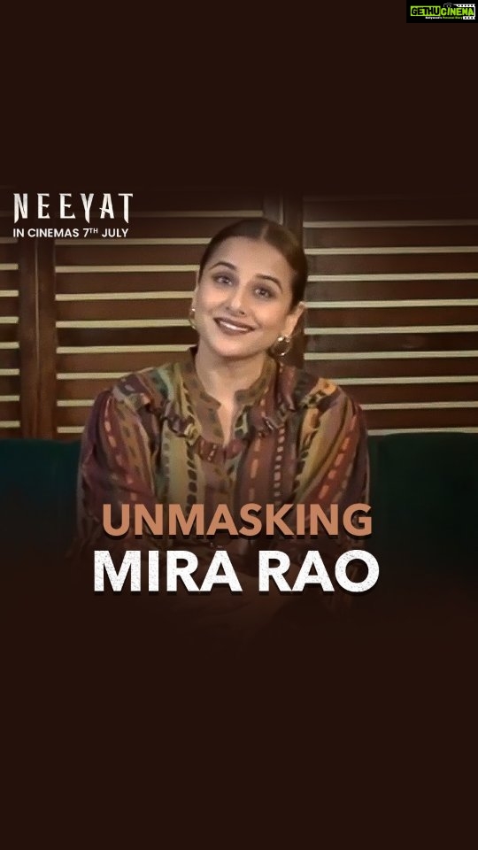 Vidya Balan Instagram - As Mira Rao tries to solve the mystery, here's a glimpse for you to figure her out... 😉 Just two days to go! #Neeyat releases on 7th July, only in theatres. @directormenon @ivikramix @primevideoin @iamramkapoor @rahulbose7 @neerajkabi @shahanagoswami @amupuri @dipannitasharma @niki_walia @shashank.arora @mostlysane @danesh.razvi @ishikaamehraa @madhav_deval @priyav24 @kausarmunir @advaita.kala #GirvaniDhyani @eeshadanait @penmovies
