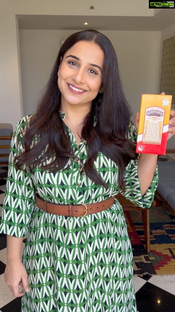 Vidya Balan Instagram - Celebrate Women’s Day with HEMPUSHPA - India’s No.1 women’s health tonic that empowers women to take charge of their menstrual health and well-being. #WomensDay #HEMPUSHPA #MenstrualHealthMatters #ad