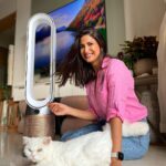 Aahana Kumra Instagram - Clean breathable air not just for me but also my loved ones 😻🐾 Thank you my friend - The Dyson Formaldehyde Air Purifier for regulating the AQI efficiently in my home🏡👨‍👩‍👧‍👧🐾 #DysonHome #DysonPurifier #Gifted @dyson_india Mumbai - मुंबई