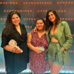 Aahana Kumra Instagram - In a world full of noisy stories, we witnessed an important film last night that changed the course of the history of mankind. Oppenheimer is a rare film. An important film of our times. Christopher Nolan and Cillian Murphy tell us a story of a man disillusioned by his sheer genius. A man who gifted the world destruction and ended up with blood on his hands. It reminded me of the time I visited Hiroshima atomic bombing site in 2016. And saw the destruction with my own eyes. Nolan has yet again slapped us all with a story that makes you question mankind and how we thrive on destruction. It’s our truth. And nothing can change it. Oppenheimer : a must watch. Swipe right ➡️ to see the images of the atomic bombing site in Hiroshima from my archives. Outfit : @khhouseofkhaddar Styling : @juhi.ali Also thanks doston @mumbaigirl14 @stuteeghosh @russelolaff @divyasolgama for waiting patiently with me for three hours before the film actually began and @nikhil_._arora for making it in 20 mins to watch this sheer genius!! Thank you @pvrcinemas_official for the invite! #oppenheimerpremiere #oppenheimer . . . . #christophernolan #cillianmurphy #premier #aboutlastnight #premiernight #aahanakumra PVR Icon, Phoenix Mills, Lower Parel