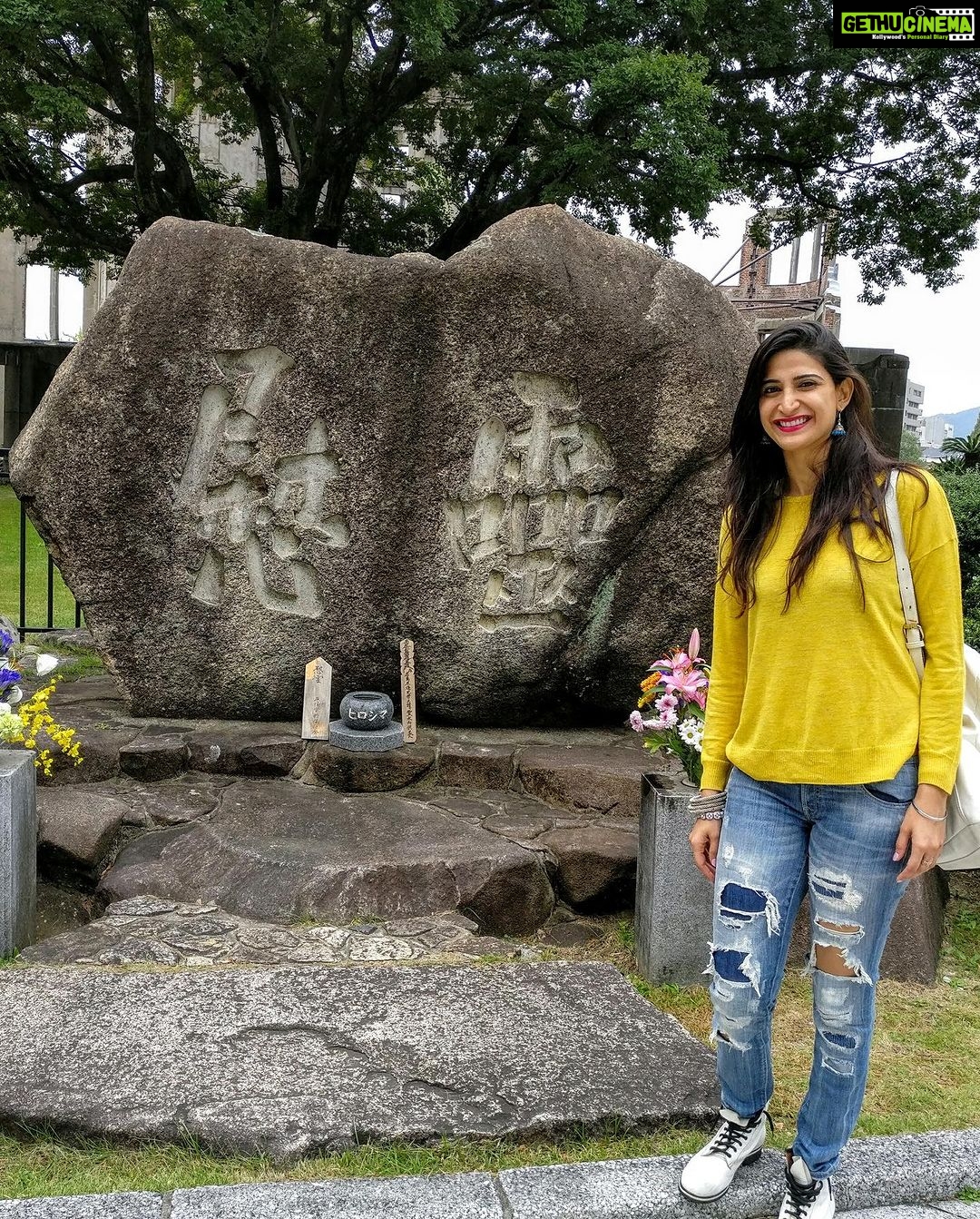 Aahana Kumra Instagram - In a world full of noisy stories, we witnessed an important film last night that changed the course of the history of mankind. Oppenheimer is a rare film. An important film of our times. Christopher Nolan and Cillian Murphy tell us a story of a man disillusioned by his sheer genius. A man who gifted the world destruction and ended up with blood on his hands. It reminded me of the time I visited Hiroshima atomic bombing site in 2016. And saw the destruction with my own eyes. Nolan has yet again slapped us all with a story that makes you question mankind and how we thrive on destruction. It’s our truth. And nothing can change it. Oppenheimer : a must watch. Swipe right ➡️ to see the images of the atomic bombing site in Hiroshima from my archives. Outfit : @khhouseofkhaddar Styling : @juhi.ali Also thanks doston @mumbaigirl14 @stuteeghosh @russelolaff @divyasolgama for waiting patiently with me for three hours before the film actually began and @nikhil_._arora for making it in 20 mins to watch this sheer genius!! Thank you @pvrcinemas_official for the invite! #oppenheimerpremiere #oppenheimer . . . . #christophernolan #cillianmurphy #premier #aboutlastnight #premiernight #aahanakumra PVR Icon, Phoenix Mills, Lower Parel