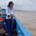 Aakanksha Singh Instagram – चल चलिए सजना वे जिथे हों अम्ब्रा नाल गल्लां 🤍 Godavari