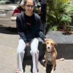 Aakanksha Singh Instagram – From jogging together in 2021 to strolling and chilling together yesterday.. we have come a long way HASMUKH 🤓❤️ 
 Love doesn’t need language.. LOVE is the language 🥰

#adoptdontshop #theyarelove #dogsofinstagram