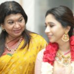 Aarthi Instagram - To the women who forever have my back… literally 🤍🤍 I celebrate you everyday. @sujataavijaykumar #varalakshmimohan 📸 @kiransaphotography