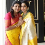 Aarthi Instagram - These two women, one who god blessed me to be my mother and the other who chose to be my mother. Thank you Ma for giving me the best things in life: your love, your care and your incredible cooking 🤍 @sujataavijaykumar Thank you Amma for me giving me the best thing in your life 🤍 #varalakshmimohan