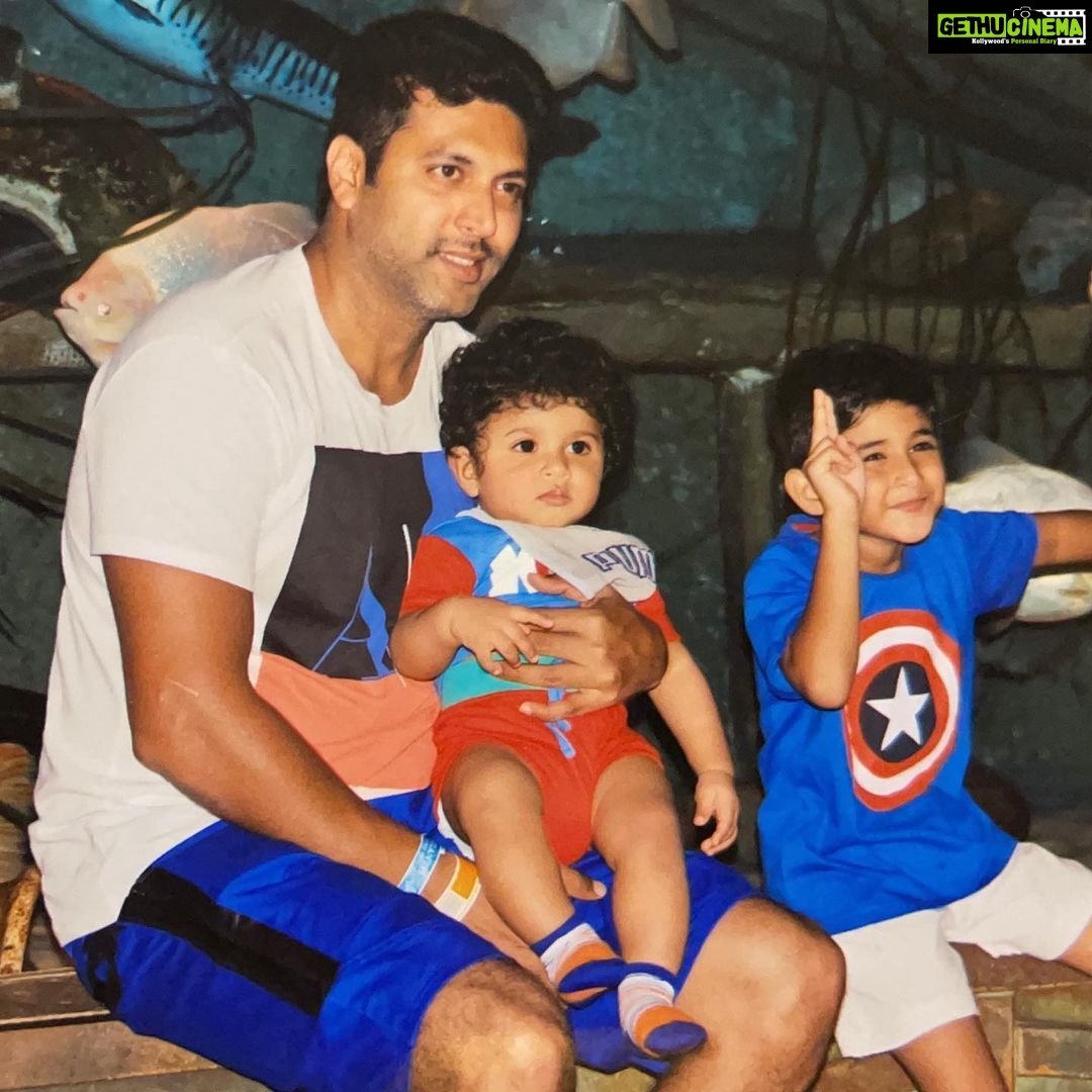 Aarthi Instagram - You are Daddy cool πππΌ . For all those times you said βyesβ when mom said βnoβ! . For all the great advice, for being great at killing spiders (except cockroach ofcourse!) and for making all those bad jokes! . Happy Fathers Day! We love you - Aarav & Ayaan #onehelluvatrio @jayamravi_official