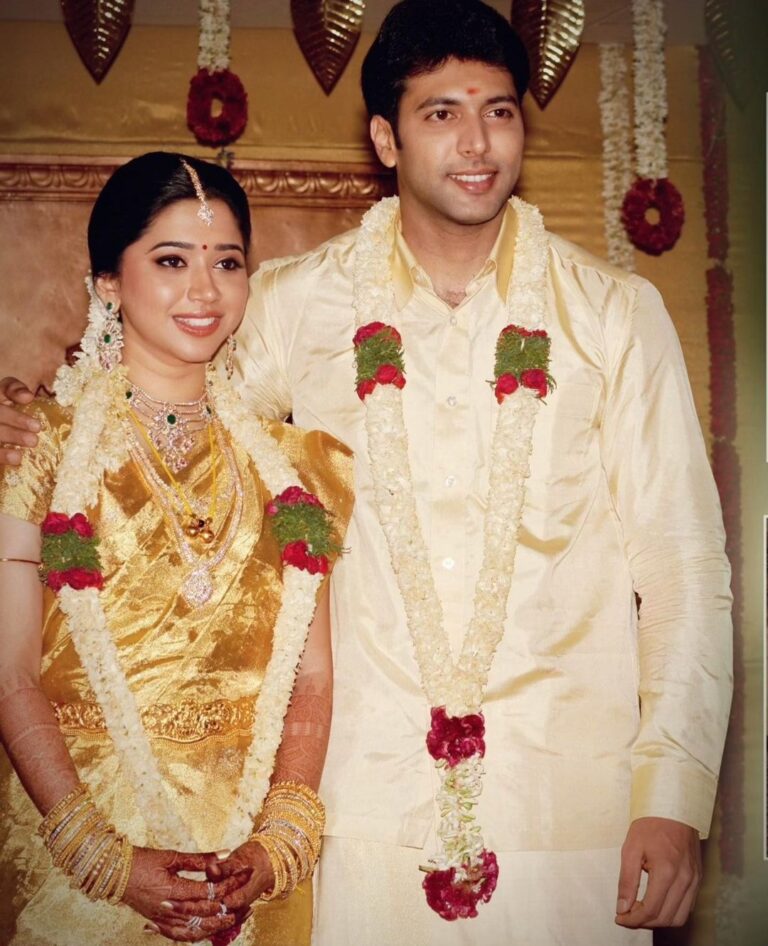 Aarthi Instagram - 04.06.2009 . . Once upon a time I became yours and you became mine. And we’ll stay together through both the tears and the laughter... because that’s what they call happily ever after 🤍 @jayamravi_official