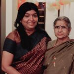 Aarthi Instagram - Yes.. I have two mothers.. one who brought me into this world and the other who gave me my world 🤍🤍 #twiceblessed @sujataavijaykumar #varalakshmimohan